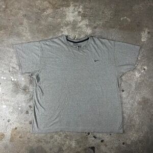 Nike T Shirt‎ Mens XL Gray Short Sleeve Athleisure Casual Crew Neck